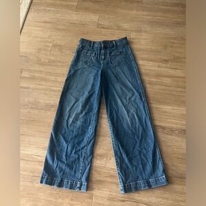 Old Navy High-Rise Trouser Wide Leg Jeans/ Size 6